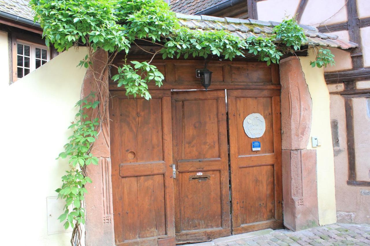Les Gites Coeur De Vigne Riquewihr Exterior foto